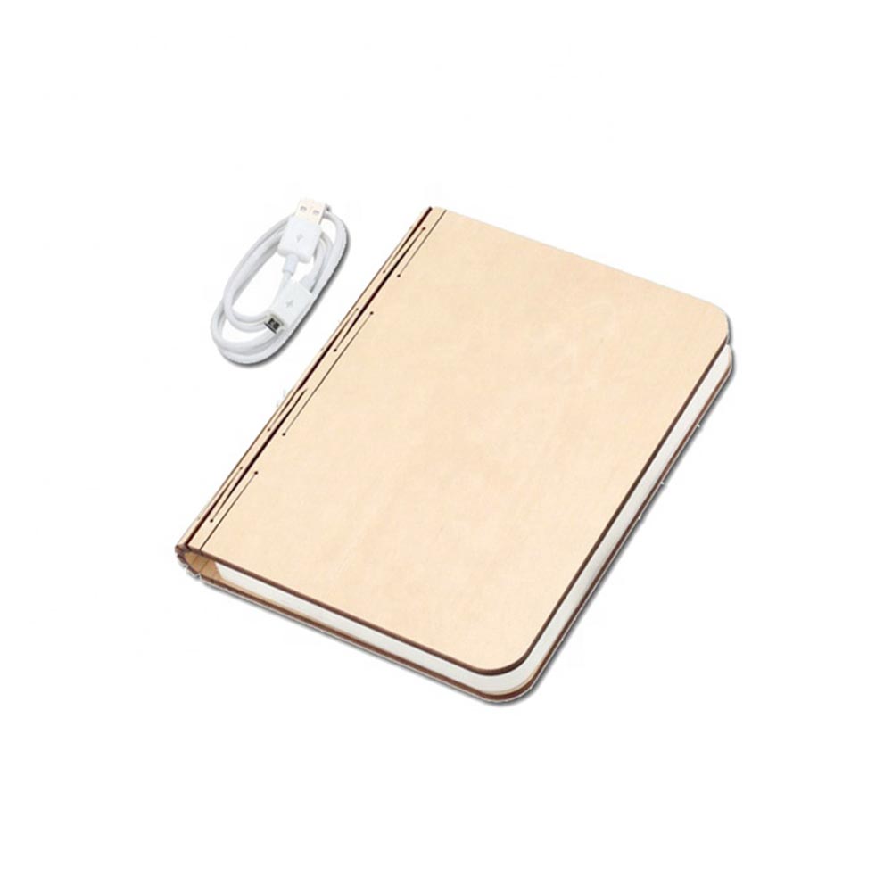 LED Wooden Book Shaped Lamp